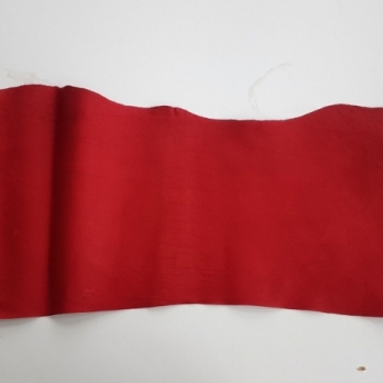 Кожа вороток галантерейная 02 красная 1,1-1,3 мм 3 сорт фото 3