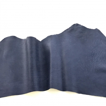Кожа вороток галантерейная 02 синяя 1,1-1,3 мм 3 сорт фото 2