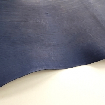 Кожа вороток шорно-седельная 02 синяя 2,1-2,5 мм фото 2