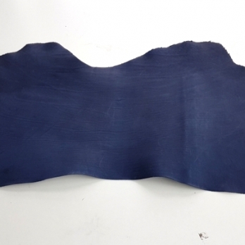 Кожа вороток шорно-седельная 02 синяя 2,1-2,5 мм