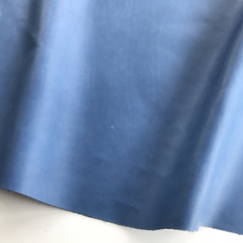 Кожа вороток галантерейная 02 голубая 1,1-1,3 мм 4 сорт фото 1